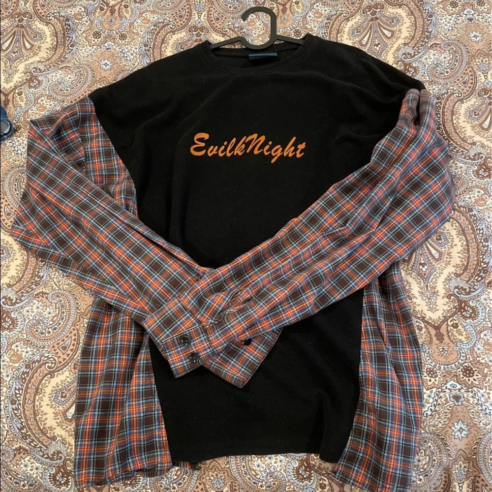 evil knight black sweatshirt